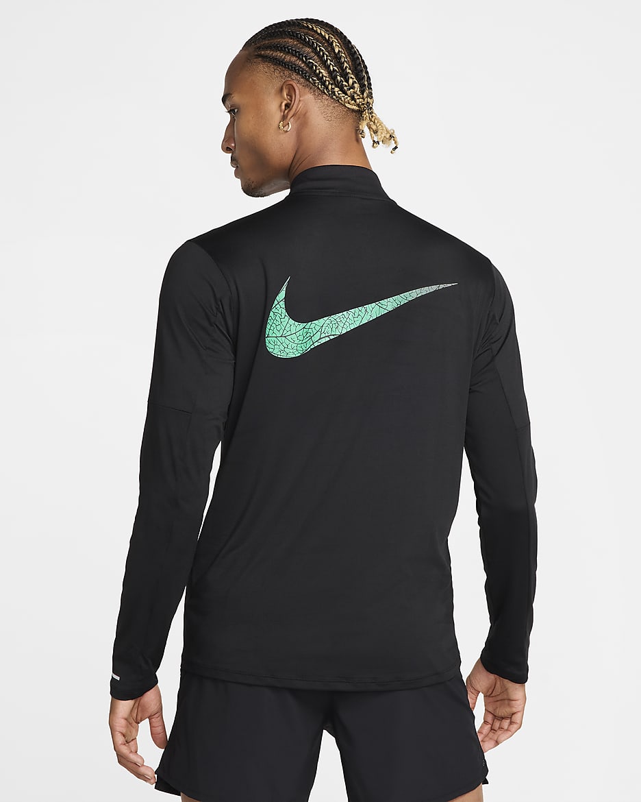 Nike dry element running top mens best sale